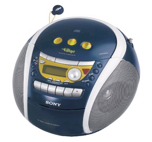 Childrens Toyshop  Electronics : Sony CFD-E95L Blue CD Radio Cassette
