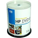 HP DVD-R 4.7GB 16x Inkjet-Printable 100 Spindle (DMJPW045)