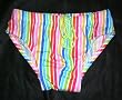 END OF SUMMER SALE Mens Bikini Brief Swimwear/Underwear Nylon/Lycra RainbowStripe
