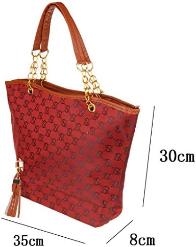 Blue Red(TM) Fashion Lady Women Hobo Shoulder Bag Purse Satchel Tote Tassel Handbag