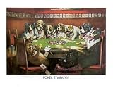 C. M. Coolidge (Poker Sympathy, Dogs Playing Poker) Art Poster Print - 16