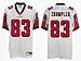 Alge Crumpler Atlanta Falcons #83 Authentic Reebok NFL Football Jersey (White)
