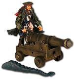 Pirates of the Caribbean 3 3/4" Action Figures with Deluxe Accessories - Jack Sparrow with Black Pearl Canon