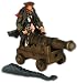 Pirates of the Caribbean 3 3/4" Action Figures with Deluxe Accessories - Jack Sparrow with Black Pearl Canon