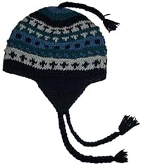 Authentic Soul Wool Ear Flap Sherpa Stripe Ski Knit Hat
