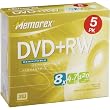 Memorex DVD+RW 4.7GB 5PK 8X  HANG ( 32025517 )