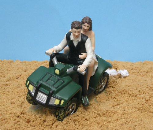 ATV Camo Wedding Cake Topper shopswell ATV Camo Wedding Cake Topper shopswell