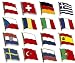Flags4You - 99904 Fußball Flaggenpinset 2008 16 Pin