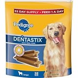 Pedigree Dentastix Daily Oral Care Dog Treats, 32-Count