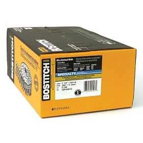 Bostitch C8P90BDG Thickcoat Round Head 2-1 2-Inch by .090-Inch by 15 Degree Wire Collated Coil... by Bostitch