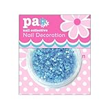 pa ラメグリッターホロマルブルー
