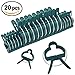 Sago Brothers 40 PCS Plant Clips Garden Clips for Tomato Cage, Tomatoes Clips Plant Support Clips for Bamboo Stakes, Climbing Plants, Vines, Gentle Plant & Flower Trellis Clips for Plant Stalks, Stems