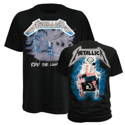 Atmosphere Mens Metallica Ride The Lightning -T-shirt X-large
