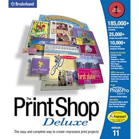 Print Shop Deluxe 11.0 [Old Version] by Broderbund