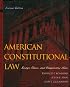 American Constitutional Law, Essays, Cases, and Comparative Notes