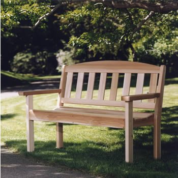 ATC - GB48u Garden Bench - Clear Grade A - Western Red Cedar