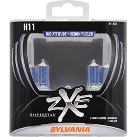 Sylvania H11 SilverStar zXe High Performance Headlight - Pack of 2