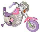 New Star Muscle Motorbike with Training Wheels in Pink