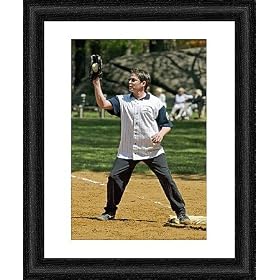 Framed Print of OPENING OF THE BROADWAY SOFTBALL LEAGUE, NEW YORK, AMERICA - 06 MAY 2004 from Rex Features