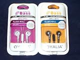 Yalia In-ear Headphones-earbuds for Mp3, Mp4, Cd, Radio, Ipod and with Powerful Bass