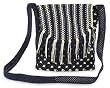 Nylon shoulder bag, 'Ocean'