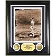 Roger Maris 61st Home Run Commemorative Photo Mint w/ 2 24KT Gold Coins
