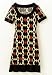 Ikat-Print Jersey Dress
