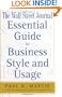 The Wall Street Journal Essential Guide to Business Style and Usage