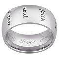 Personalized Stainless Steel Engraved Message Humanities Band