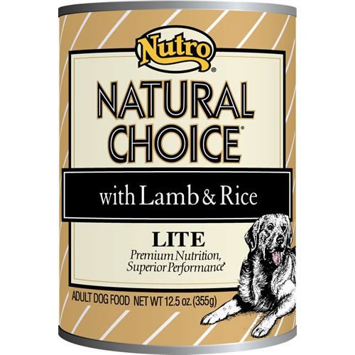 Nutro Natural Choice Lite with Lamb & Rice Dog Food, 12.5 Oz