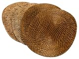 DII Rattan Bamboo Placemat Set of 4