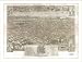 Historic Mechanicsburg, Pennsylvania, c. 1903 (L) Panoramic Map Poster Print Reprint Giclee