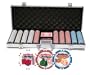 Da Vinci Premium Set of Welcome to Las Vegas Poker Chips with Case, Cards, & Dice