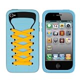 iShoes Silicone Case For iPhone 4/4S - BLUE
