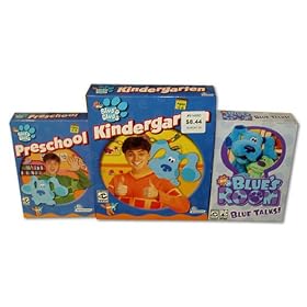 Blue's Clues 3 Pack: Kindergarten, Preschool and Blue's Room Blue Talks by 
