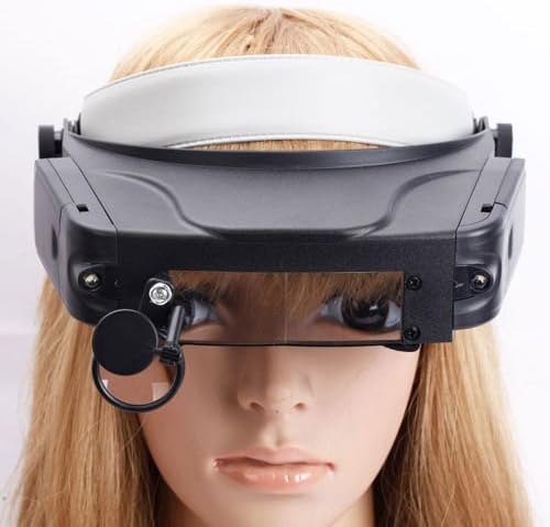 Illuminated Multipower LED Binohead Magnifier