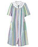 Rainbow-Stripe Plissé Snapcoat
