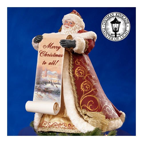 Thomas Kinkade Santa Tree Topper Thomas Kinkade Santa Tree Topper