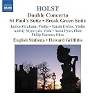 Click here to buy Holst: Double Concerto; St Paul's Suite; Brook Green Suite by Gustav Holst, Griffiths Howard, Howard Griffiths, Anna Pyne, and Philip Harmer .