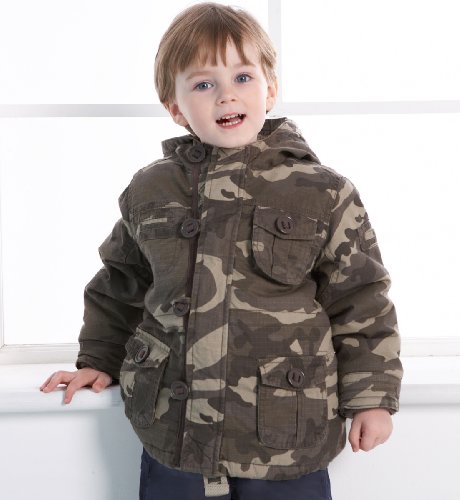 Funnel Neck Camouflage Parka