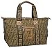 Fendi Large Tobacco Fabric Expanding Tote 7VS070-MX7-F0VT4