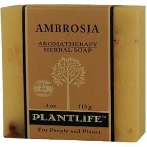Ambrosia 100% Pure and Natural Aromatherapy Herbal Soap- 4 oz (113g) by 