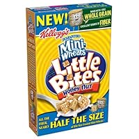 Kellogg's Frosted Mini-Wheats Little Bites, Honey Nut Cereal, 14.5-Ounce Boxes (Pack of 5)