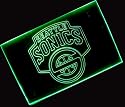 NBA Seattle Super Sonics Team Logo Neon Light Sign