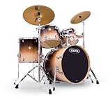 Mapex Meridian Jazz 5 Piece Drum Set, Transparent Caramel Fade