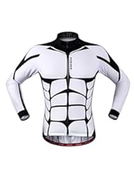Apparel: Anhvuu Unisex Long Sleeve Shirt Cycling Jerseys Warm Riding Clothing XL