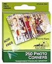 Pioneer 250 Count Self-Adhesive Clear Photo Corners
