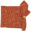 Durable Hand Woven 100% Cotton Cinnamon Colored Napkins 22x22 Inches Set of 12