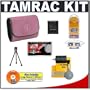 Tamrac 3583 Express 3 Camera Case (Pink) + Accessory Kit for Nikon Coolpix, Canon PowerShot, Pentax Optio, Olympus Stylus, Fuji FinePix, Kodak EasyShare, Casio Exilim, Panasonic Lumix, Samsung and Sony Cyber-Shot Digital Cameras