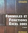 Excel 2003 : Formules et fonctions